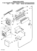 ICEMAKER PARTS, OPTIONAL PARTS (NOT INCLUDED) Diagram and Parts List for GS6NVEXSB00  Whirlpool Refrigerator