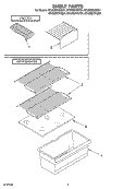 SHELF, OPTIONAL Diagram and Parts List for ET4WSKYKT01  Whirlpool Refrigerator