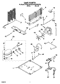 UNIT PARTS Diagram and Parts List for ET8WTMXKQ08  Whirlpool Refrigerator