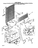 UNIT Diagram and Parts List for ET18NKYXN01  Whirlpool Refrigerator