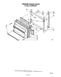 FREEZER DOOR Diagram and Parts List for ET18XKMWR0  Whirlpool Refrigerator