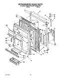 REFRIGERATOR DOOR Diagram and Parts List for ET20RKXYW10  Whirlpool Refrigerator