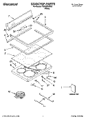 COOKTOP PARTS Diagram and Parts List for TES400PXMQ0  Estate Range