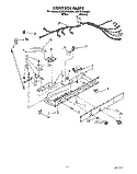 CONTROL Diagram and Parts List for ED27DQXAW03  Whirlpool Refrigerator