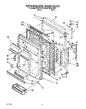 REFRIGERATOR DOOR Diagram and Parts List for ET20RKYXW01  Whirlpool Refrigerator