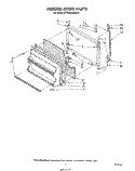 FREEZER DOOR Diagram and Parts List for ET18AKXRWR2  Whirlpool Refrigerator