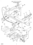 MANIFOLD Diagram and Parts List for TGS325EW0  Estate Range