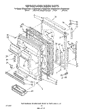REFRIGERATOR DOOR Diagram and Parts List for ET20DKXVF07  Whirlpool Refrigerator
