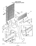UNIT Diagram and Parts List for ET18JMYSF02  Whirlpool Refrigerator
