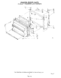 FREEZER DOOR Diagram and Parts List for ET18JMXMWR6  Whirlpool Refrigerator
