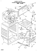 LINER Diagram and Parts List for ET18NMXDN02  Whirlpool Refrigerator