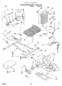 UNIT Diagram and Parts List for ED25RQXFN02  Whirlpool Refrigerator
