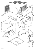 UNIT Diagram and Parts List for ET8CHKXKQ02  Whirlpool Refrigerator