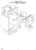 LINER Diagram and Parts List for ET18TKXBN00  Whirlpool Refrigerator