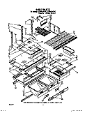 SHELF, OPTIONAL Diagram and Parts List for ET18DKXXG00  Whirlpool Refrigerator