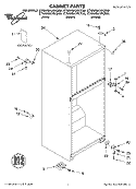 CABINET, LITERATURE Diagram and Parts List for ET6WSKYKT00  Whirlpool Refrigerator