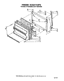FREEZER DOOR Diagram and Parts List for ET18JMYSN00  Whirlpool Refrigerator