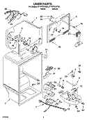 LINER PARTS Diagram and Parts List for ET1WTKXKT06  Whirlpool Refrigerator