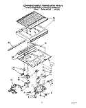 COMPARTMENT SEPARATOR Diagram and Parts List for ET20PKXZW10  Whirlpool Refrigerator