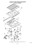 COMPARTMENT SEPARATOR Diagram and Parts List for ET20GMXWN00  Whirlpool Refrigerator