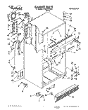 CABINET Diagram and Parts List for ET20RKXXW00  Whirlpool Refrigerator