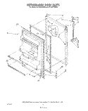 REFRIGERATOR DOOR , LIT/OPTIONAL Diagram and Parts List for ET18JKYSN05  Whirlpool Refrigerator