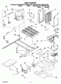 UNIT PARTS Diagram and Parts List for GD5DHAXVB03  Whirlpool Refrigerator