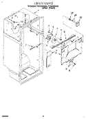 LINER Diagram and Parts List for ET22DMXBW02  Whirlpool Refrigerator