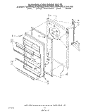REFRIGERATOR DOOR , LIT/OPTIOANL Diagram and Parts List for ET20AKXSW06  Whirlpool Refrigerator