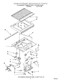 COMPARTMENT SEPARATOR Diagram and Parts List for ET20NKXAN01  Whirlpool Refrigerator