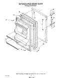 REFRIGERATOR DOOR , LIT/OPTIONAL Diagram and Parts List for ET18SKRWN01  Whirlpool Refrigerator
