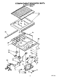 COMPARTMENT SEPARATOR Diagram and Parts List for ET18RKXYN00  Whirlpool Refrigerator