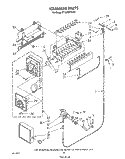 ICEMAKER , LIT/OPTIONAL Diagram and Parts List for ET18HMXTN01  Whirlpool Refrigerator