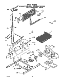 UNIT Diagram and Parts List for ET18ZKXXG00  Whirlpool Refrigerator