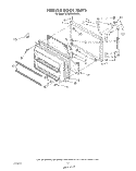 FREEZER DOOR Diagram and Parts List for ET20DKXVG05  Whirlpool Refrigerator