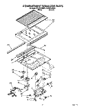 COMPARTMENT SEPARATOR Diagram and Parts List for ET20NKXWW01  Whirlpool Refrigerator