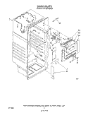 LINER Diagram and Parts List for ET18SKRSW05  Whirlpool Refrigerator