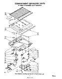 COMPARTMENT SEPARATOR Diagram and Parts List for ET18JKXMWR3  Whirlpool Refrigerator