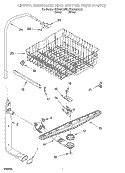 Part Location Diagram of WP8268840 Whirlpool Middle Spray Arm