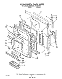 REFRIGERATOR DOOR Diagram and Parts List for ET22DKXWW01  Whirlpool Refrigerator