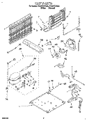UNIT Diagram and Parts List for ET20NKXDW02  Whirlpool Refrigerator