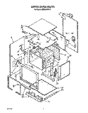 UPPER OVEN, OPTIONAL Diagram and Parts List for KEBS246WBL3  KitchenAid Wall Oven