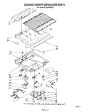 COMPARTMENT AND SEPARATOR Diagram and Parts List for ET18HKXTG00  Whirlpool Refrigerator
