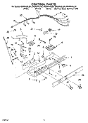 CONTROL Diagram and Parts List for GS2SHAXLQ01  Whirlpool Refrigerator