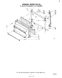 FREEZER DOOR Diagram and Parts List for ET18JKXMWR1  Whirlpool Refrigerator