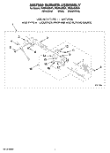 8557890 BURNER ASSEMBLY, OPTIONAL PARTS (NOT INCLUDED) Diagram and Parts List for  Whirlpool Dryer