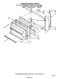 FREEZER DOOR Diagram and Parts List for ET18NKXXN00  Whirlpool Refrigerator