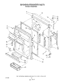 REFRIGERATOR DOOR, FREEZER DOOR Diagram and Parts List for ET20DKXVF00  Whirlpool Refrigerator