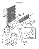 UNIT Diagram and Parts List for ET18JMYSN00  Whirlpool Refrigerator