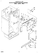 LINER Diagram and Parts List for ET25DQRDB00  Whirlpool Refrigerator